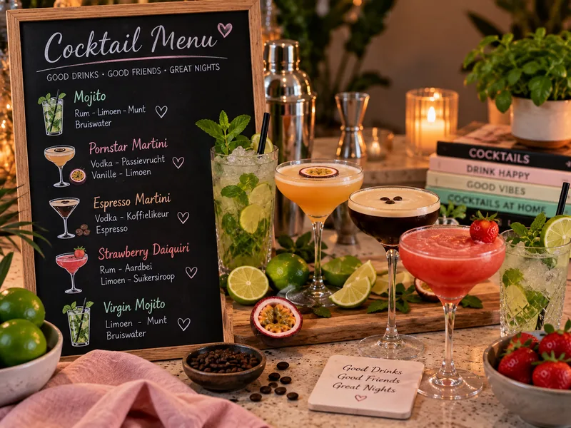 Cocktailavond-thuis